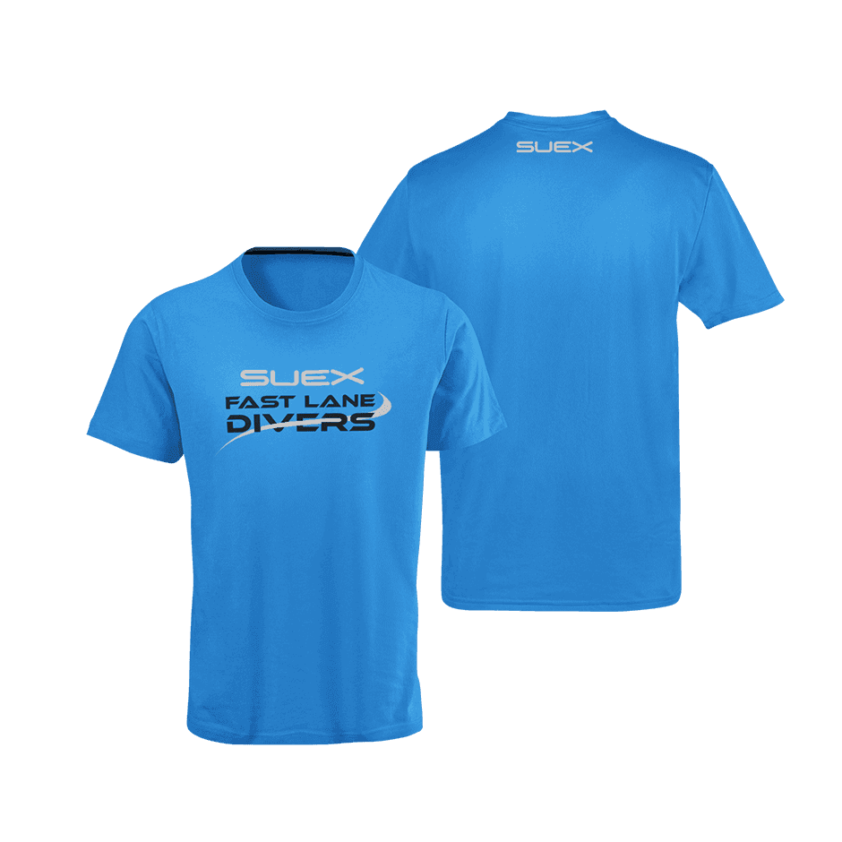 T-Shirt Fast Lane Divers Acqua Marina