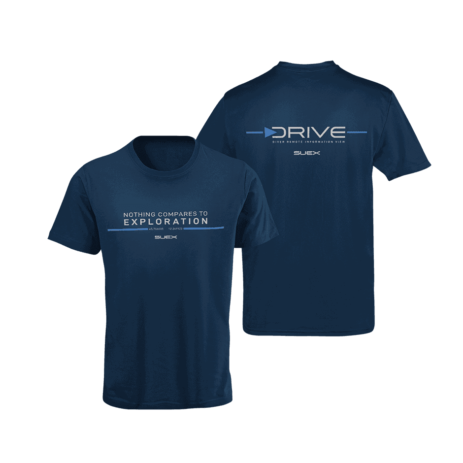 T-SHIRT EXPLORATION MARINEBLAU