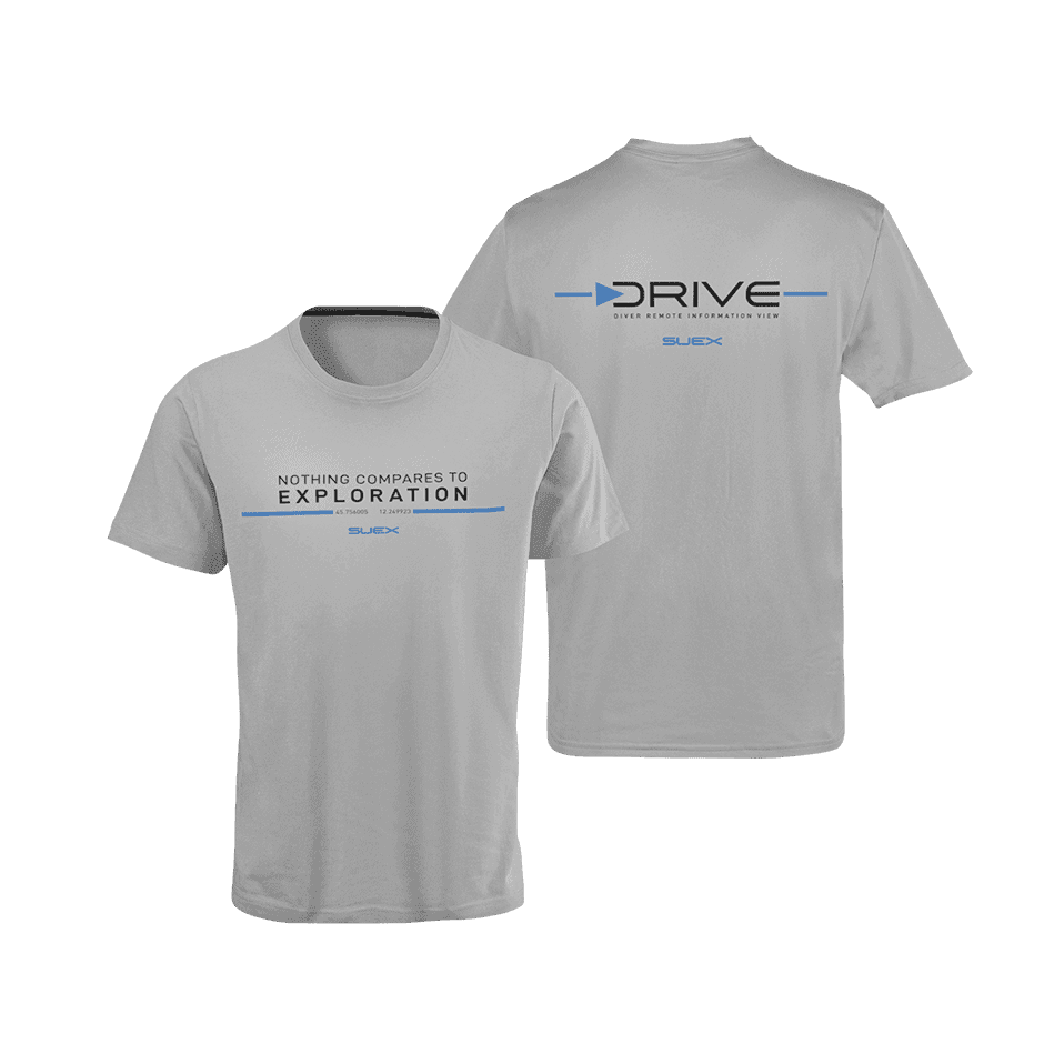T-SHIRT EXPLORATION GRAU