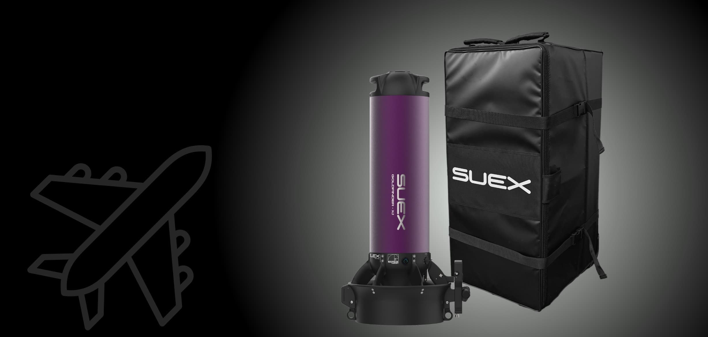 Goldfinder XJ Voyager — dedicated travel case
