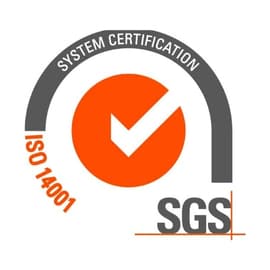 SGS Zertifizierungssiegel ISO 14001
