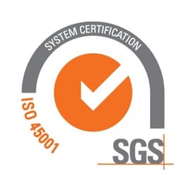 SGS Zertifizierungssiegel ISO 45001