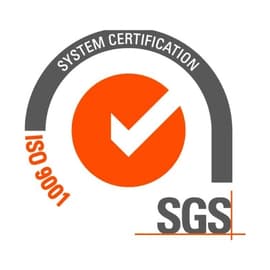 SGS Zertifizierungssiegel ISO 9001