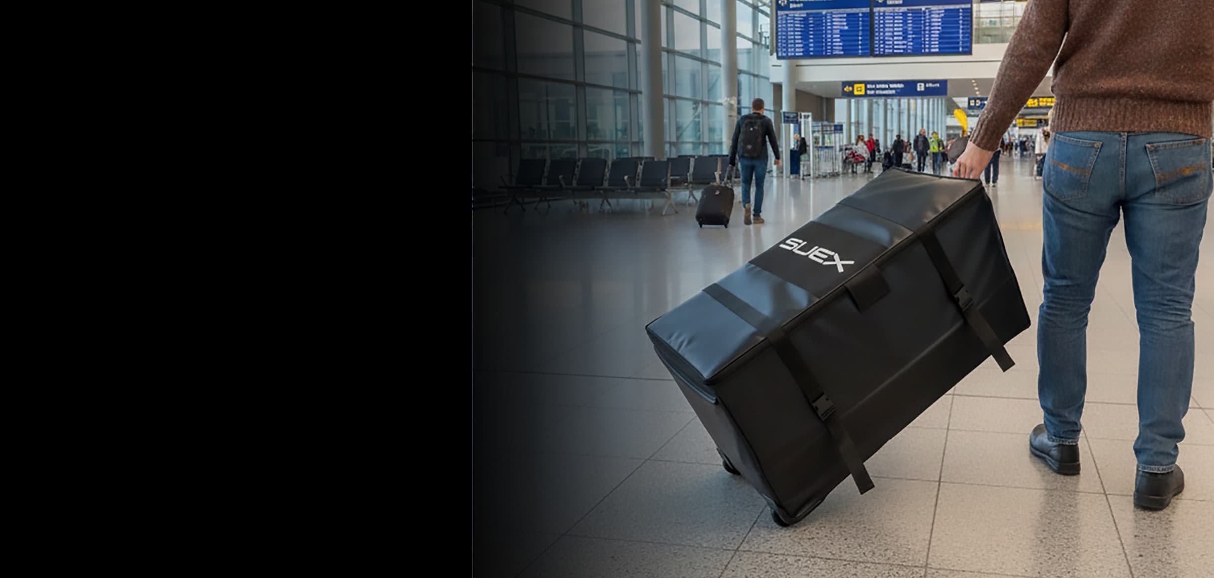 Goldfinder XJ DPV in der Travel Konfiguration, bereit für den Flug